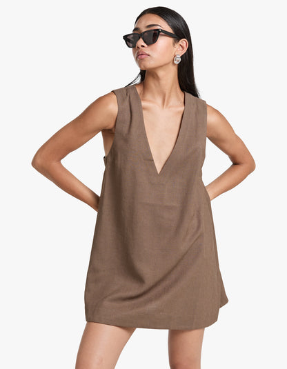 Skylar Dress - Chocolate