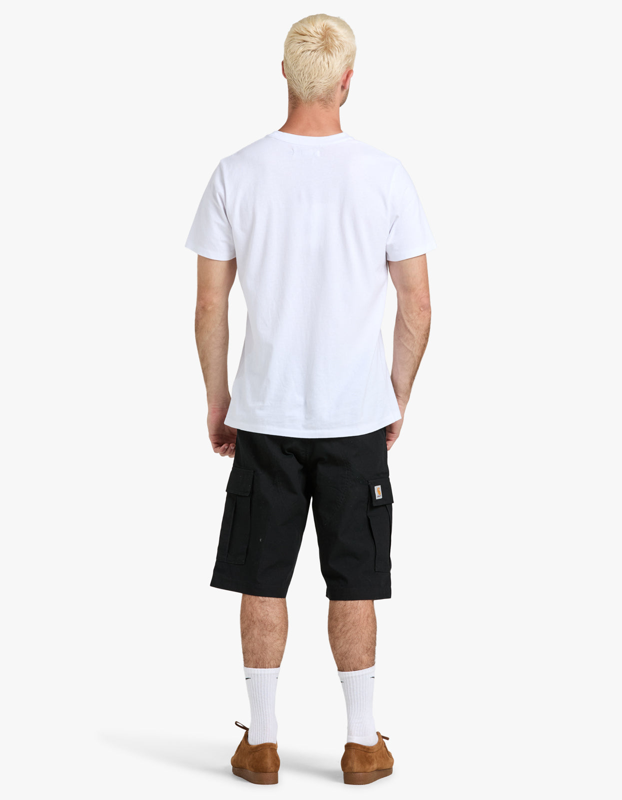 Regular Cargo Short - Black Rinsed