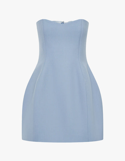 Atlantis Mini Dress - Cornflower Blue